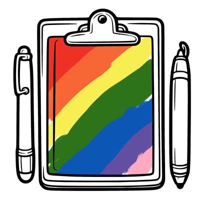 blank clip board with pen