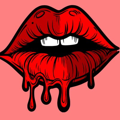 lips that look realistic and drip