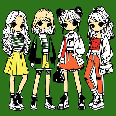 girls with fashion