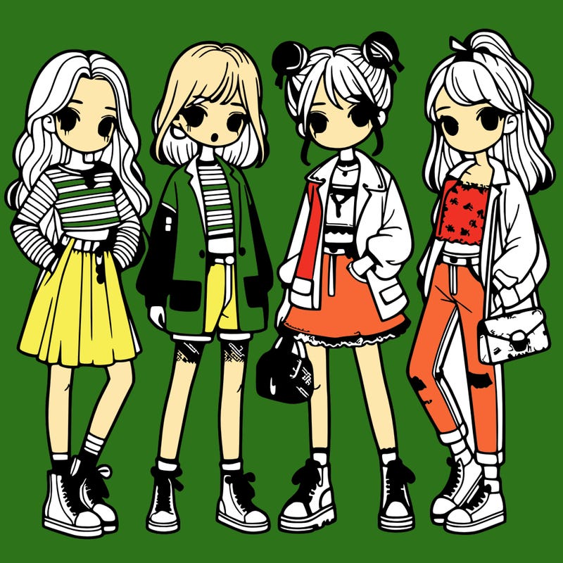 girls with fashion