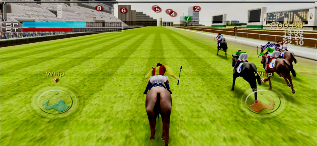 iHorse Racing: horse race game - Jockey riding a horse in a race within the iHorse Racing mobile app