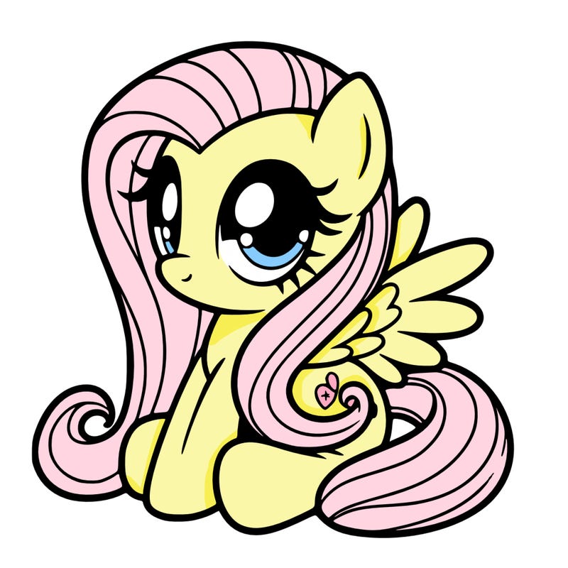 fluttershy muy little pony