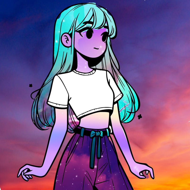 girl in a cute crop top