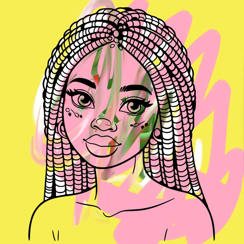 african woman with fulani braids