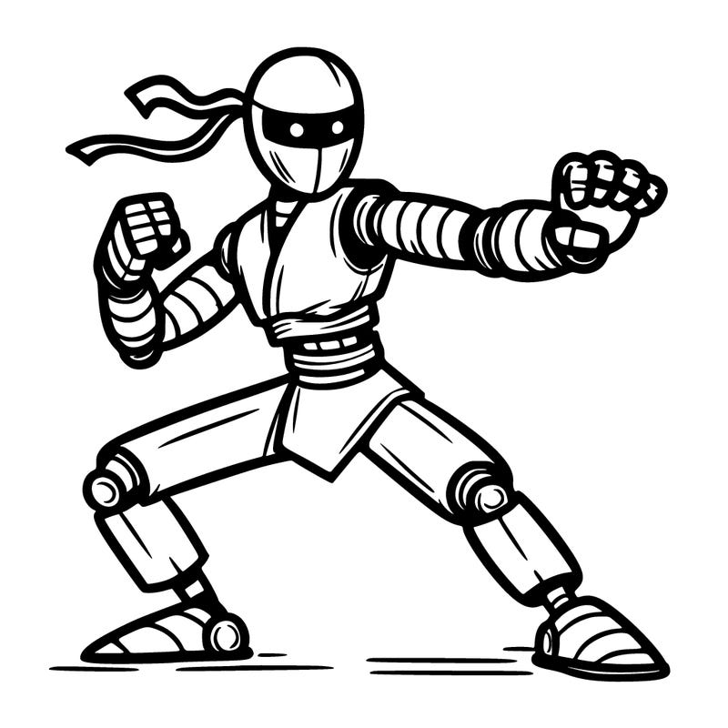 kung fu robot