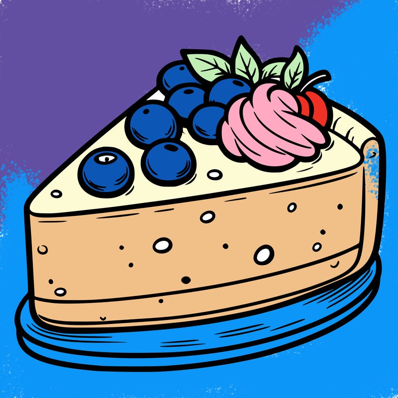 a cheesecake