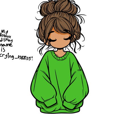 girl with baggy sweatshirt and messy bun
