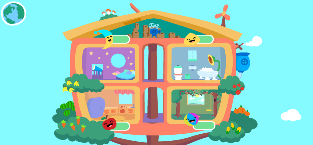 Moka Mera Lingua - Treehouse with kitchen bathroom bedroom and playroom in Moka Mera Lingua