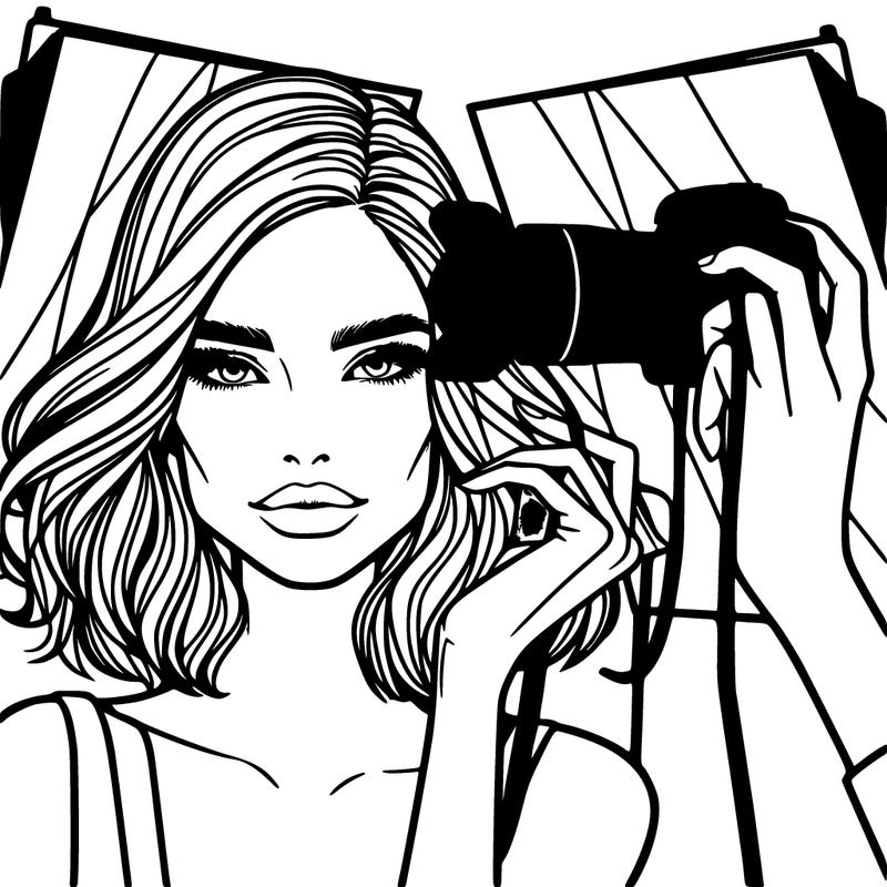 high fashion model photo shoot