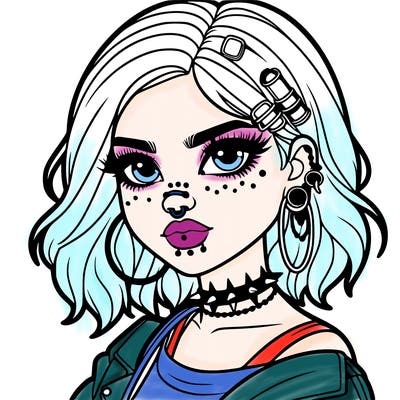 hot girl with piercings