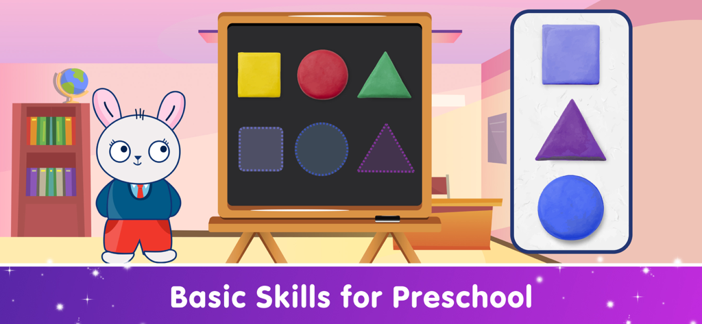 Games for Kids 2 5 Years Old - Preschool learning game with shapes and colors for toddlers