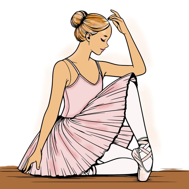 realistic ballerina