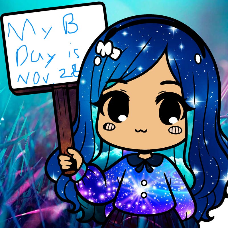 a girl holding a sign