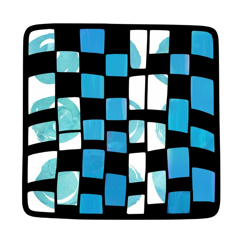 checkered white pattern