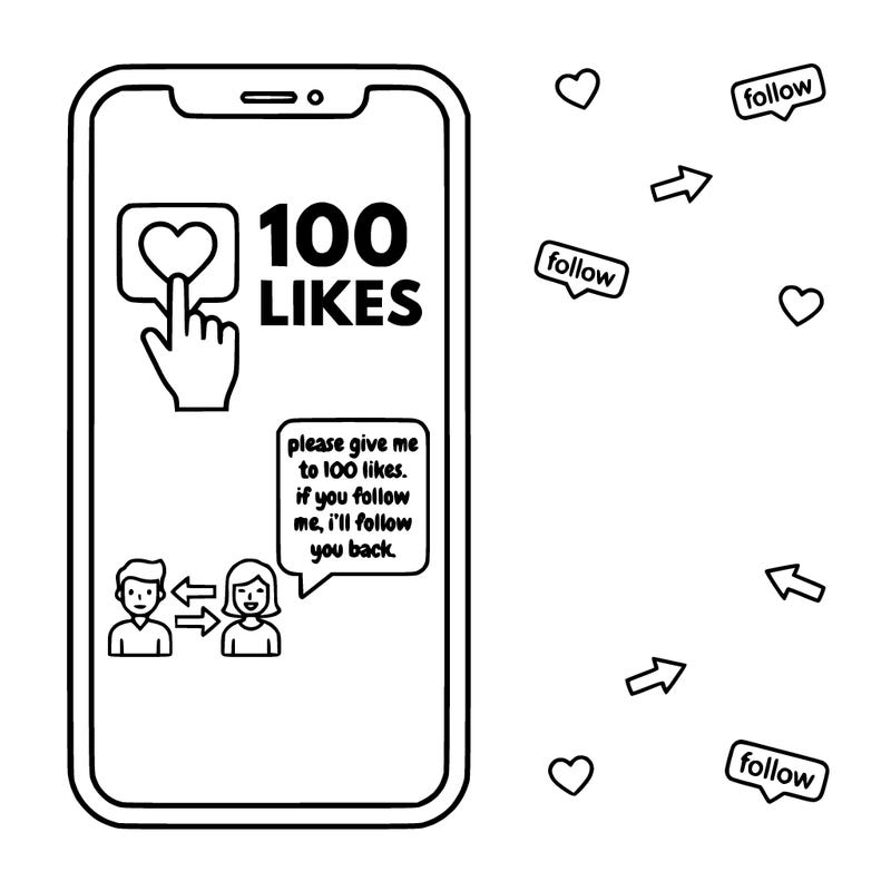 please give me to 100 likes. if you follow me, i'll follow you back.