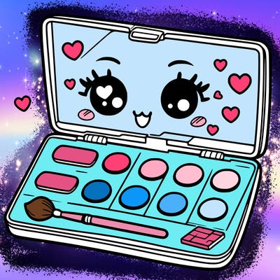 makeup pallet