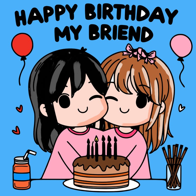 happy birthday to my best friend