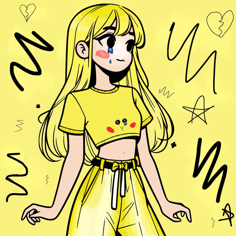 girl in a cute crop top