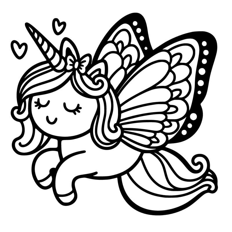 unicorn butterfly