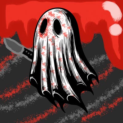 realistic creepy ghost