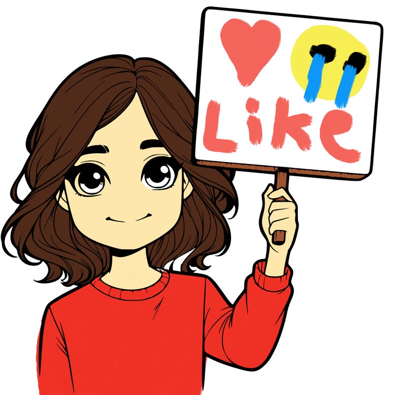 realistic girl holding up a sign