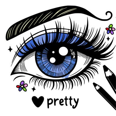 pretty eye