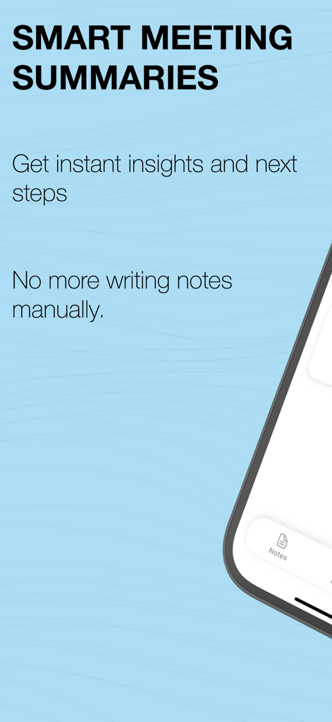 Whisper AI: Voice to Text Pro - Whisper AI app interface for smart meeting summaries and automated notes