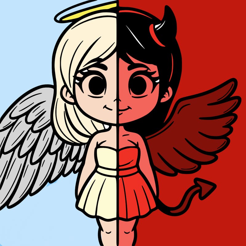 half angel half devil