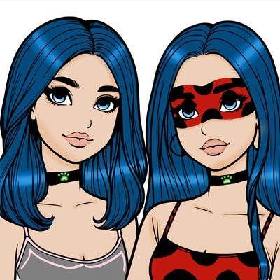 two realistic girls