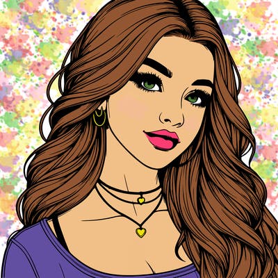 detailed realistic girl