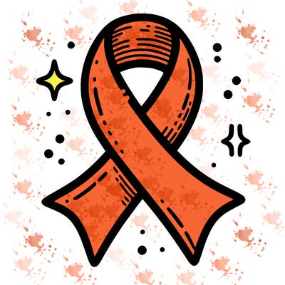 ribbon symbol of national breast cancer awareness month