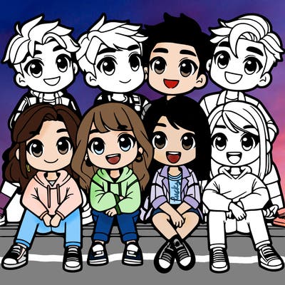 group of friends