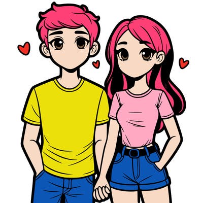 boyfriend and girlfriend