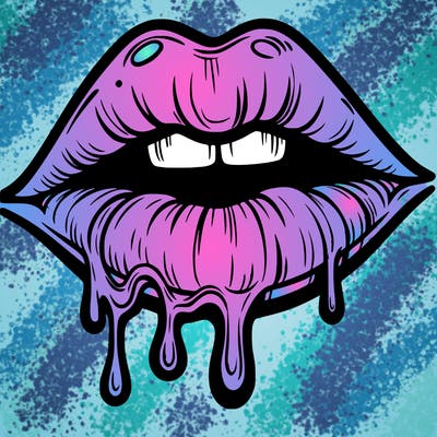 lips that look realistic and drip