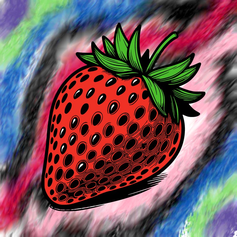 realstic strawberry