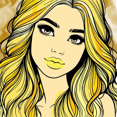 beautiful realistic girl