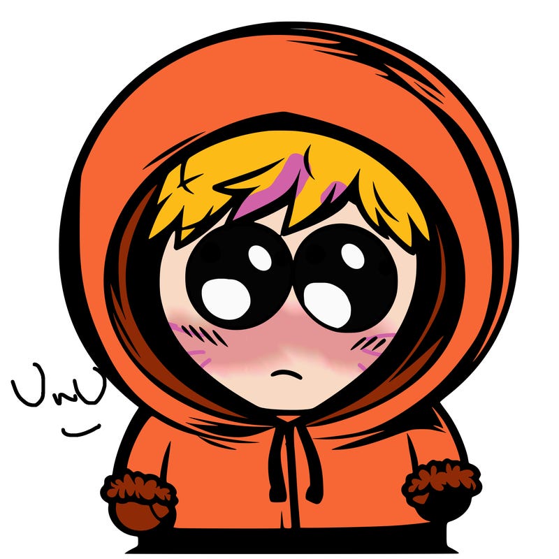 kenny from south park anime cool