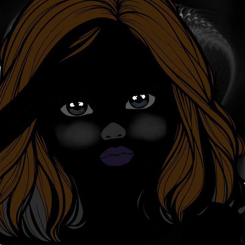 realistic girl whith cute eyes