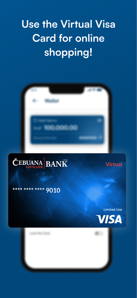 eCebuana - eCebuana virtual Visa card for online shopping