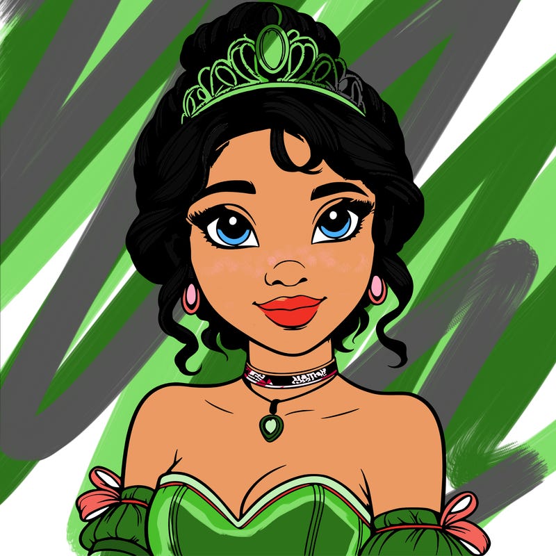 realistic princess tiana