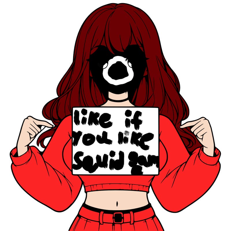 girl holding a blank sign in a long sleeve crop top