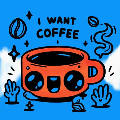 i want my coffee