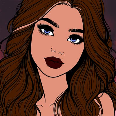 beautiful realistic girl