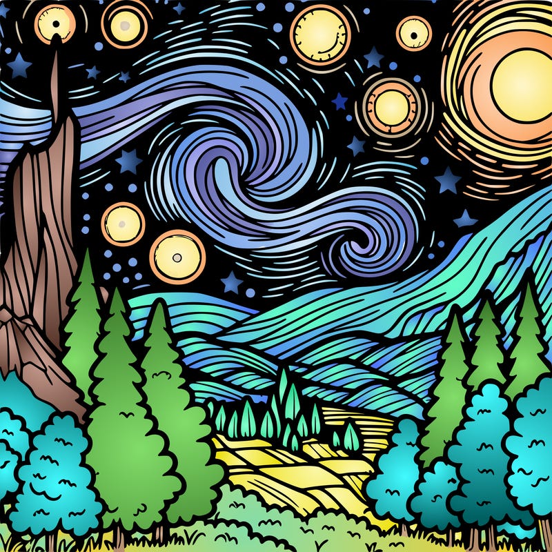 starry night serenity