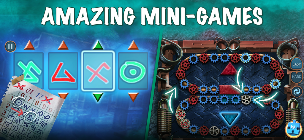 Hidden Objects: Mysteries F2P - Una colección de desafiantes puzles de lógica y engranajes del juego