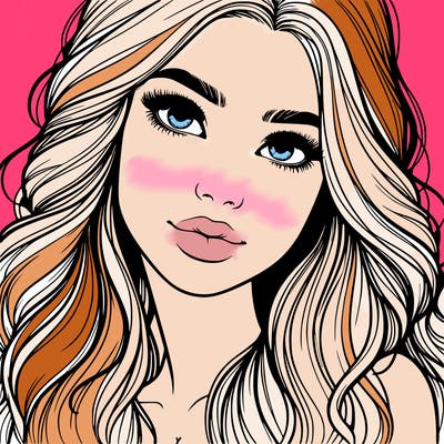 beautiful realistic girl