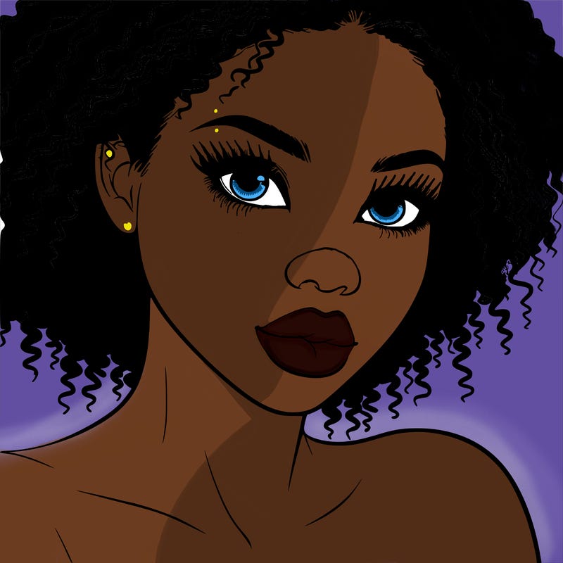 realistic black girl