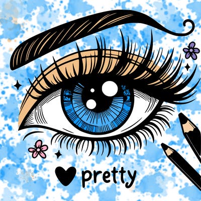 pretty eye