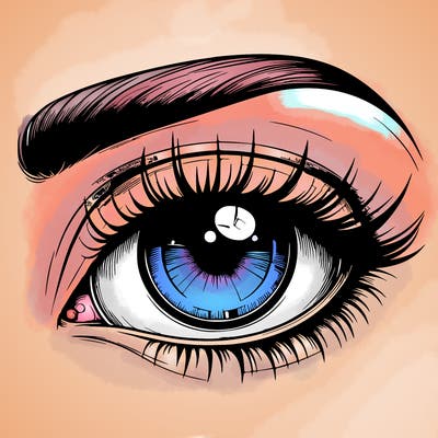 realistic eye