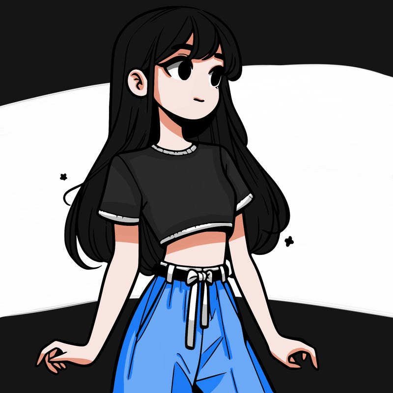 girl in a cute crop top